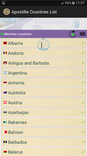 Apostille Countries List Pro Screenshot 3