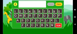 Bermain Abjad Keyboard Screenshot 1