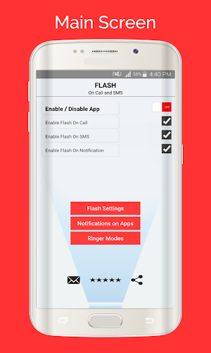 Flash On Call and SMS Screenshot 0