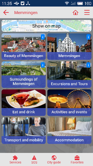 Memmingen city guide Screenshot 1