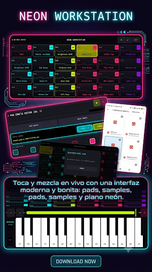 Neon Workstation MIDI Sampler Screenshot 3