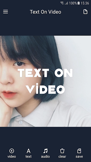 Text On Video (Add Text To Video, Write On Video) Screenshot 0
