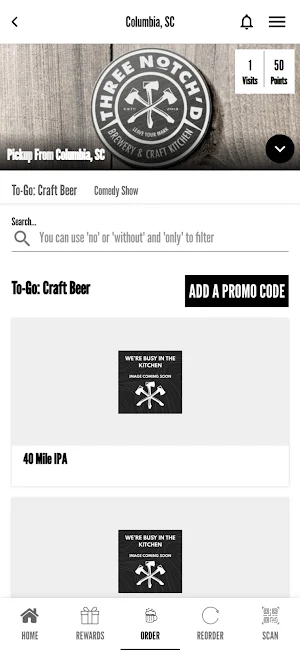 Three Notch'd Brewing Screenshot 2