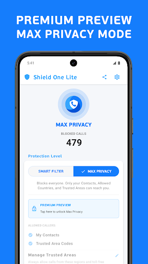 Shield One Lite: Call Blocker Screenshot 2