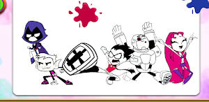 Teen Titans Coloring book Hero Screenshot 1