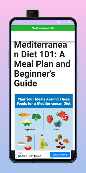 Mediterranean Diet Plan Screenshot 1