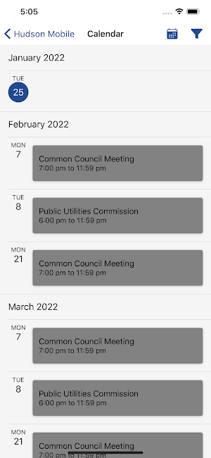 Hudson Mobile Screenshot 1