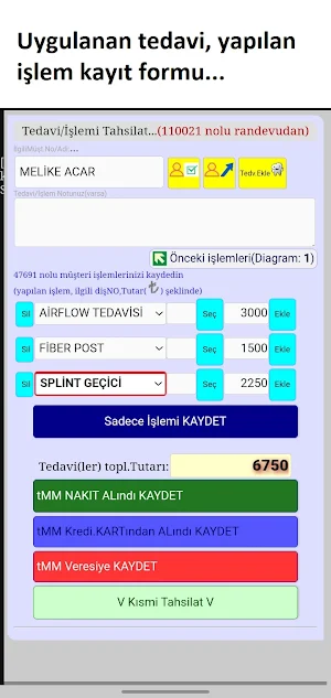 DentPro Diş Hekimi Hasta Takip Screenshot 3