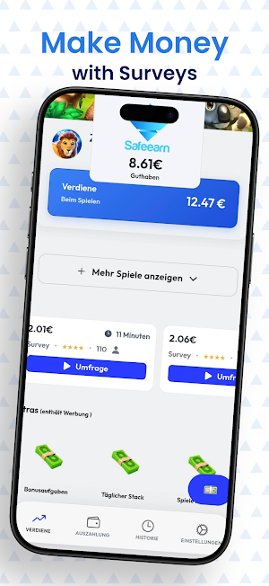 SafeEarn Earn Rewards and Cash Screenshot 1