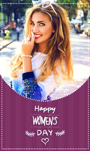 Womens Day Photo Frame Screenshot 1