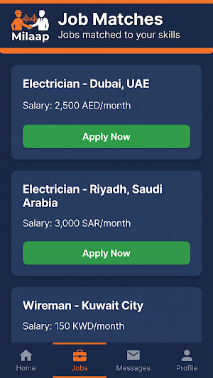 Project Milaap worker Screenshot 1
