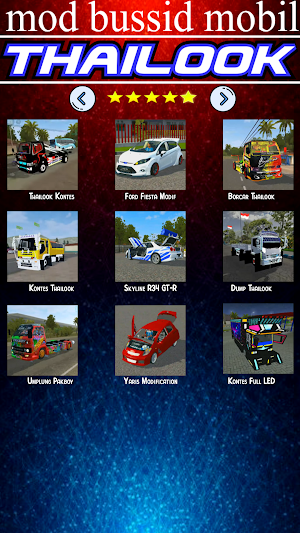 Mod Bussid Mobil Thailook Screenshot 3