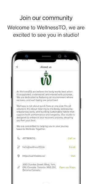 WellnessTO Screenshot 2