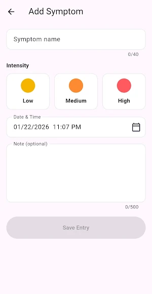 Quiet MoodLog Screenshot 2