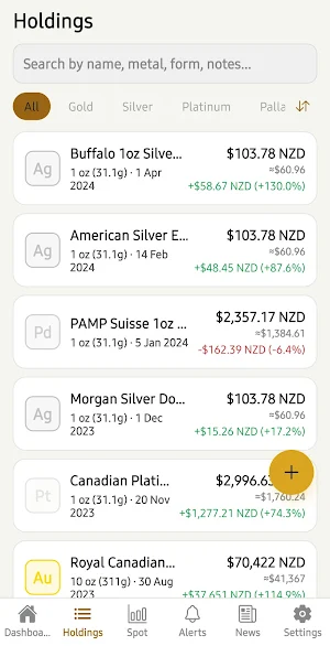 BullionTally - Gold Tracker Screenshot 3