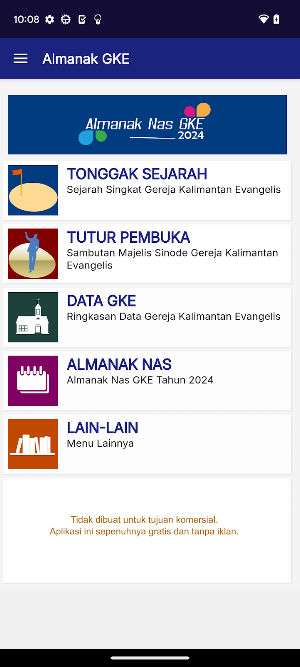 Almanak GKE Screenshot 1