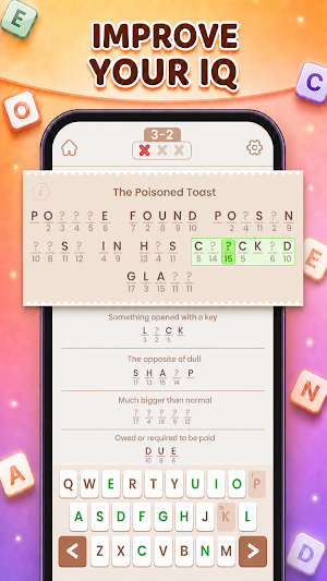 Cryptogram Crossword Screenshot 3