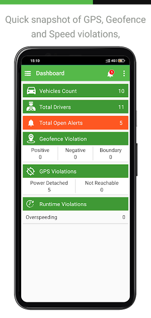 Tracker Screenshot 1