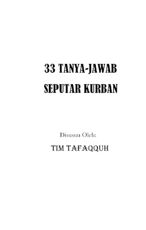33 Tanya Jawab Seputar Qurban Screenshot 0