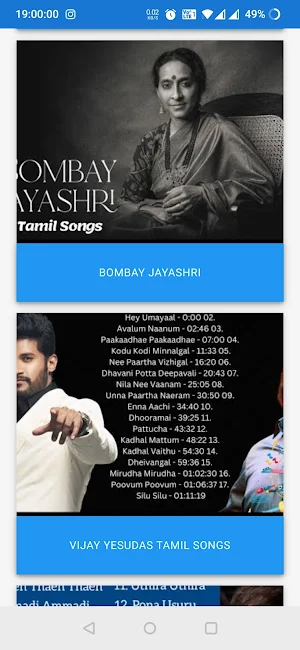 Tamil Songs Screenshot 3