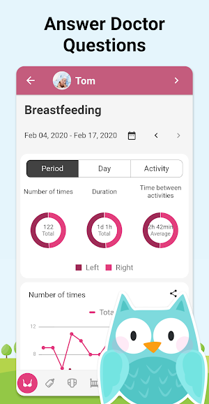 Baby Daybook - Newborn Tracker. Breastfeeding log Screenshot 3