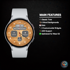 Wood Grain - watch face Screenshot 1