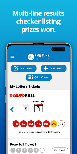 NY Lottery Results Screenshot 2
