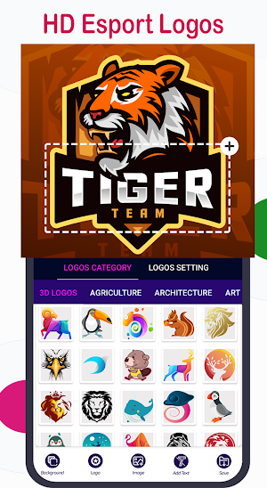 Logo Maker : 3D Graphic Design Screenshot 3