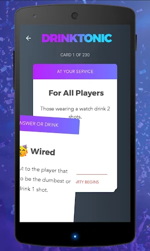 Drinktonic - Drinking Game Screenshot 3