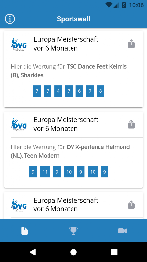 SportsWall 2025 Screenshot 1