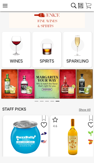 Venice Fine Wines Screenshot 2