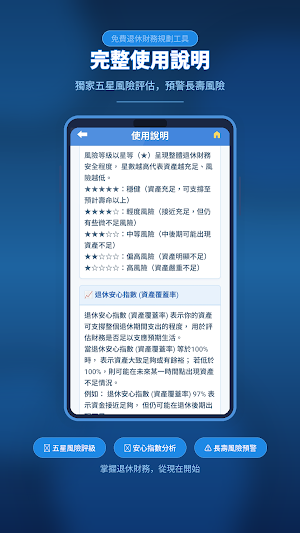 退休試算器：勞保勞退國保、收支模擬與資產趨勢 Screenshot 2