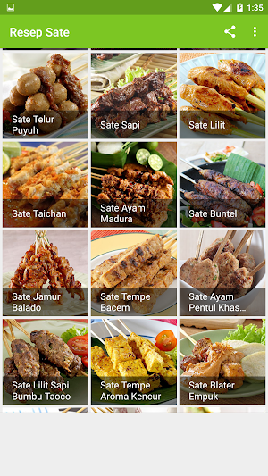 Resep Sate Screenshot 2