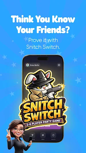 Snitch Switch: Party Game Screenshot 1
