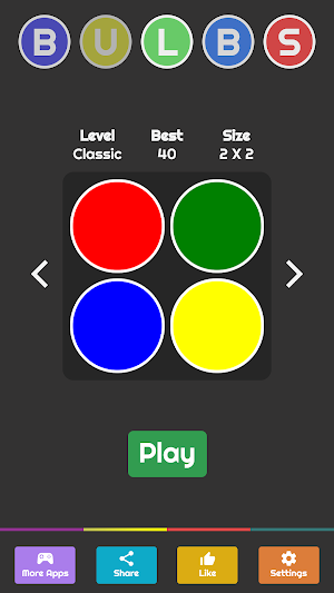 Bulbs - A game of lights Screenshot 0