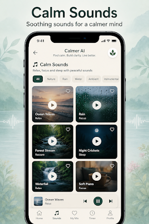 CalmerNow AI: Anxiety & Calm Screenshot 2