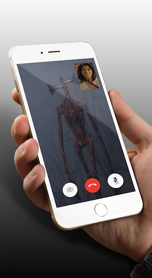 Siren Head Fake Video Call Game Screenshot 1