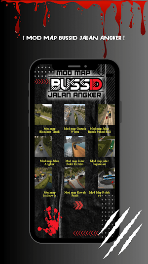 Mod map bussid Jalan angker Screenshot 1