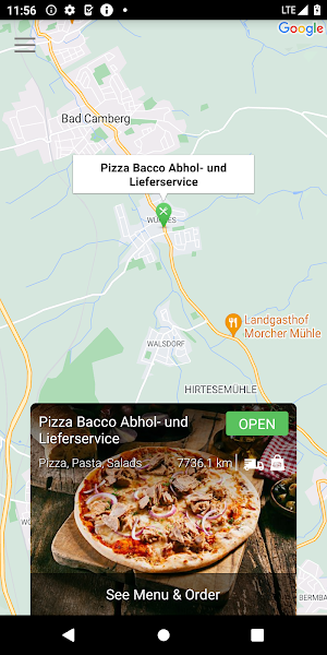 Bacco Pizza bad camberg Screenshot 1