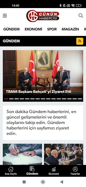 Günün Habercisi Screenshot 1