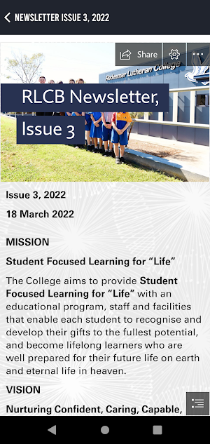 Redeemer Lutheran College Screenshot 3