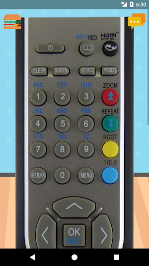 Remote Control For Techwood TV Screenshot 1