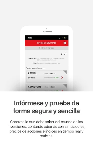 Inversiones Davivienda Screenshot 1