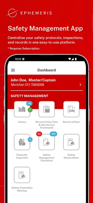 Vessel Safety Management Screenshot 0