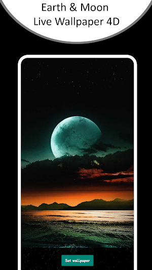 Earth, Moon 4D Live Wallpaper Screenshot 2