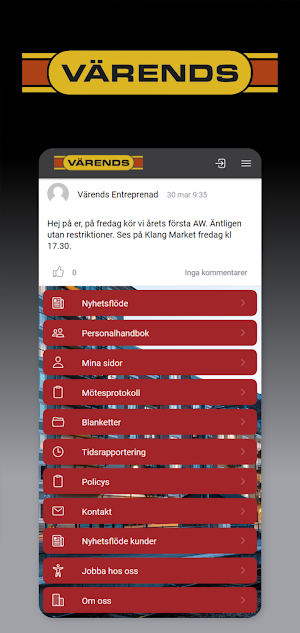 Värends Entreprenad Screenshot 0