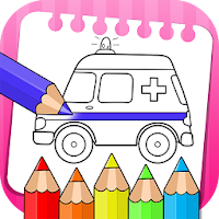 Vehicle Coloring &Drawing Book