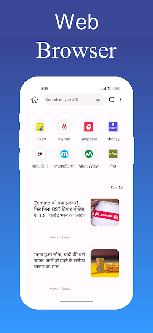 Web Browser - Fast & Private Screenshot 0