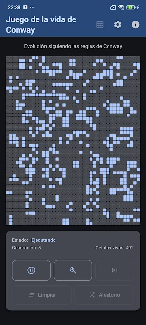Juego de la vida de Conway Screenshot 1