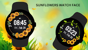 Sunflowers Watch Face Screenshot 1